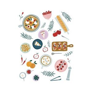 Ilustrace Italian Food, Aislinn Simmonds, (30 x 40 cm)