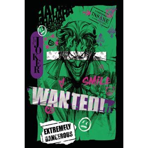 Umělecký tisk The Joker - Wanted, (26.7 x 40 cm)