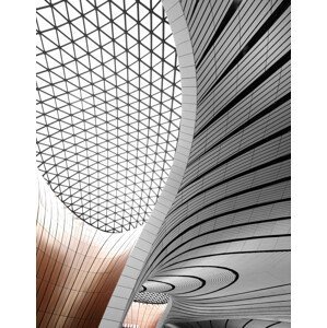Umělecká fotografie Parabolic Mega Columns, Ivan Huang, (30 x 40 cm)