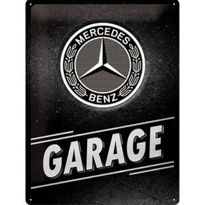 Plechová cedule Mercedes-Benz - Garage, (30 x 40 cm)
