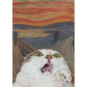 Ilustrace The Meow 01, Artelele, (30 x 40 cm)