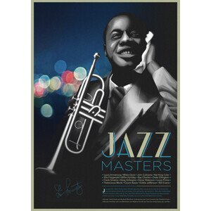 Umělecký tisk Legend Series- Jazz, Fadil, (30 x 40 cm)
