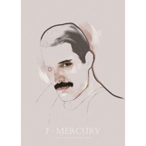Ilustrace Mercury, Gabriella Roberg, (30 x 40 cm)