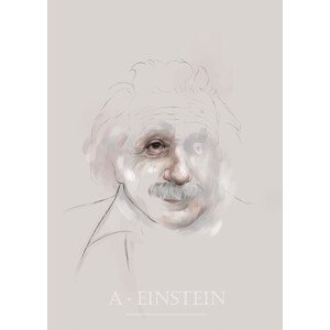 Ilustrace Einstein, Gabriella Roberg, (30 x 40 cm)