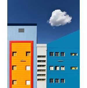 Umělecká fotografie Facade - Caesarea industrial park, Arnon Orbach, (35 x 40 cm)