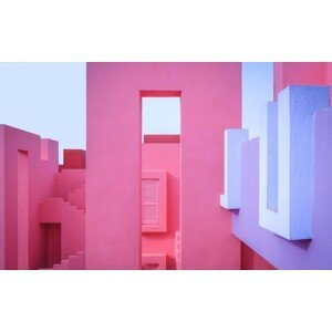 Umělecká fotografie Rubine red, pink, sky blue and purple., Fran Ortega, (40 x 24.6 cm)