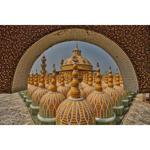 Umělecká fotografie 201 Dome Mosque, Azim Khan Ronnie, (40 x 26.7 cm)
