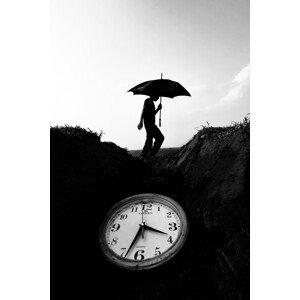 Umělecká fotografie Time, Farhan Labib, (26.7 x 40 cm)