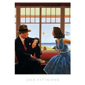 Umělecký tisk Jack Vettriano - Edith and the kingpin, (50 x 70 cm)