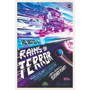 Umělecký tisk Rains of Terror (Retro Movie) - Space Series (NASA), (26.7 x 40 cm)