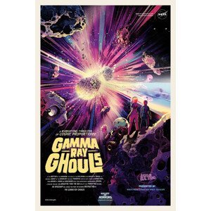 Umělecký tisk Gamma Ray Ghouls (Retro Movie) - Space Series (NASA), (26.7 x 40 cm)