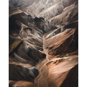 Umělecká fotografie Landmannalaugar, Witold Ziomek, (30 x 40 cm)