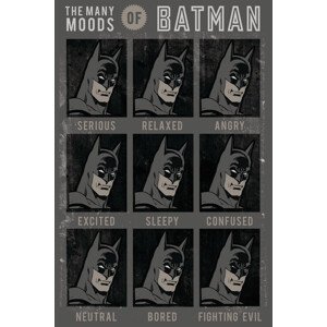 Umělecký tisk The Many Moods of Batman, (26.7 x 40 cm)