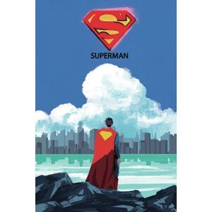 Umělecký tisk Superman - Logo, (26.7 x 40 cm)