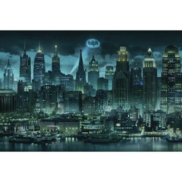 Umělecký tisk Batman - Night City, (40 x 26.7 cm)