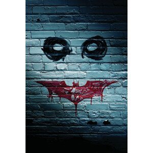 Umělecký tisk The Dark Knight Trilogy - Face, (26.7 x 40 cm)