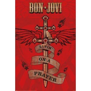 Plakát, Obraz - Bon Jovi - Livin' On A Prayer, (61 x 91.5 cm)