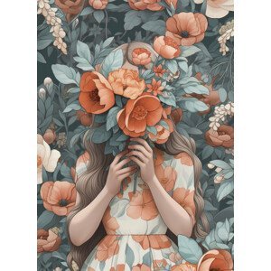 Ilustrace My Favorite Flowers, Treechild, (30 x 40 cm)