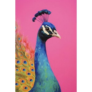 Ilustrace Beautiful Peacock, Treechild, (26.7 x 40 cm)