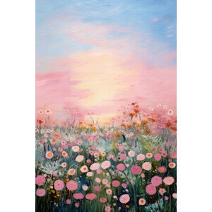 Ilustrace Pink Sunrise, Treechild, (26.7 x 40 cm)
