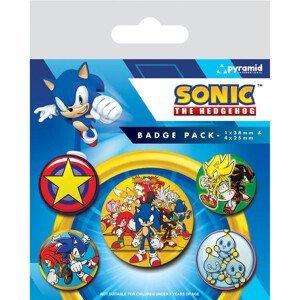 Plackový set Sonic: The Hedgehog - Speed Team