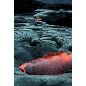 Umělecký tisk Close-up of a Lava Flow on, mattpaul, (26.7 x 40 cm)