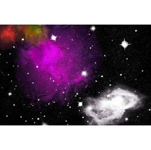 Umělecký tisk Conceptual universe and galaxies supernova concept, kampee patisena, (40 x 26.7 cm)