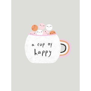 Ilustrace A Cup of Happy, Aislinn Simmonds, (30 x 40 cm)