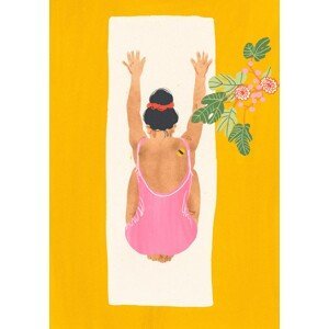 Ilustrace Yoga Time, Gigi Rosado, (26.7 x 40 cm)
