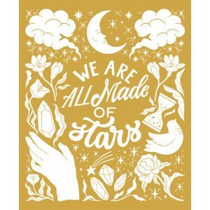 Ilustrace We are all made of stars, ElenKoss, (35 x 40 cm)