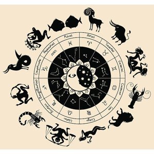 Ilustrace Zodiac, paseven, (40 x 40 cm)