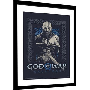 Obraz na zeď - God of War: Ragnarok - Kratos and Atreus