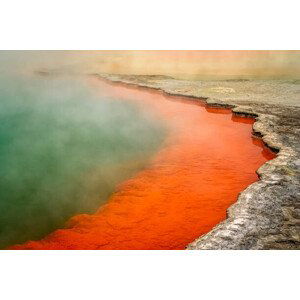 Umělecká fotografie Champagne Pool in Rotorua, pawopa3336, (40 x 26.7 cm)