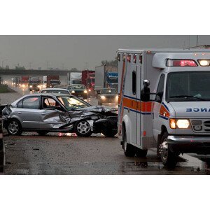 Umělecká fotografie Car  Accident  Crash, tillsonburg, (40 x 26.7 cm)