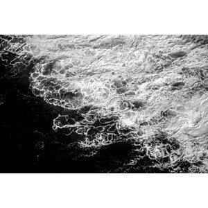 Umělecká fotografie Black and white rough surf sea, Andrew Merry, (40 x 26.7 cm)
