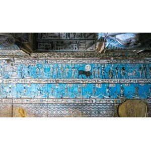 Umělecká fotografie The Roof of Hathor Temple. Aka Dendera temple, Abdelrahman Hassanein, (40 x 22.5 cm)