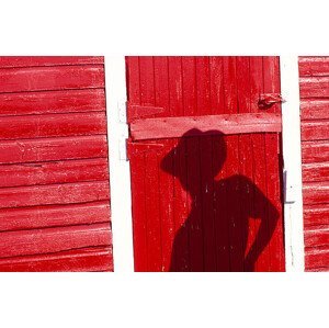 Umělecký tisk Shadow on Red Barn, Grant V. Faint, (40 x 26.7 cm)