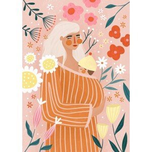 Ilustrace Spring Mum, Bea Muller, (30 x 40 cm)