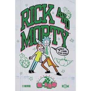 Umělecký tisk Rick And Morty - Watch, (26.7 x 40 cm)