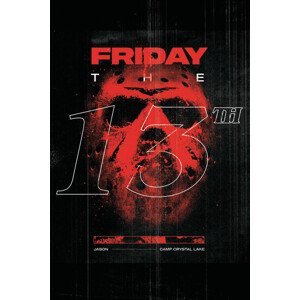 Umělecký tisk Friday 13th - Mask, (26.7 x 40 cm)