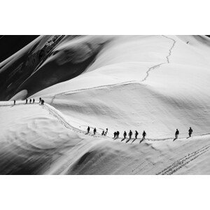 Umělecká fotografie On hikking tracks, Maryse Dardaillon, (40 x 26.7 cm)