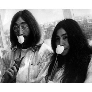 Umělecká fotografie Bed-In for Peace by Yoko Ono and John Lennon, 1969, (40 x 30 cm)
