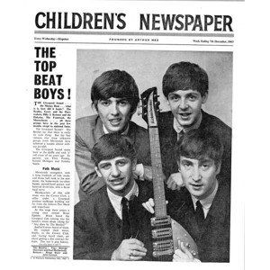 Umělecká fotografie The Beatles, front page of 'The Children's Newspaper', December 1963, English School,, (35 x 40 cm)
