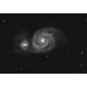 Umělecká fotografie Messier 51 - The Whirlpool Galaxy, NLDServices, (40 x 26.7 cm)