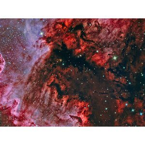 Umělecká fotografie Gulf of Mexico in the North America Nebula NGC7000, rwittich, (40 x 30 cm)