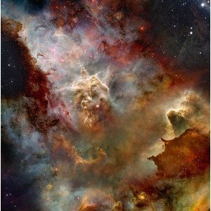 Umělecká fotografie Deep Space Nebula, Steve Allen, (40 x 40 cm)