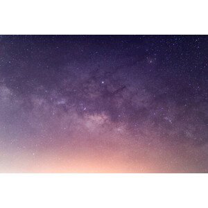 Umělecká fotografie Milky way galaxy has stars and, Pakin Songmor, (40 x 26.7 cm)