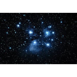 Umělecká fotografie M 45, the pleiades, LazyPixel / Brunner Sébastien, (40 x 26.7 cm)