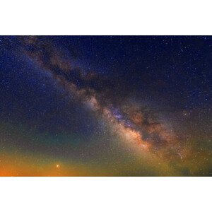 Umělecká fotografie The Milky way galaxy with stars, George Pachantouris, (40 x 26.7 cm)