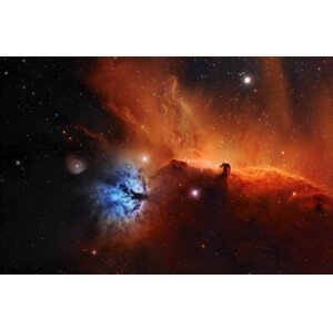 Umělecká fotografie Horsehead nebula, IC 434 Narrowband, Paul C Swift, (40 x 26.7 cm)